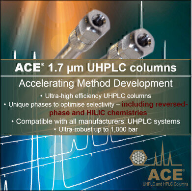 Unique ACE® 1.7 µm Selectivities for Ultra-Fast UHPLC Separations